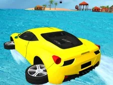 Gioco di auto per il surf in acqua